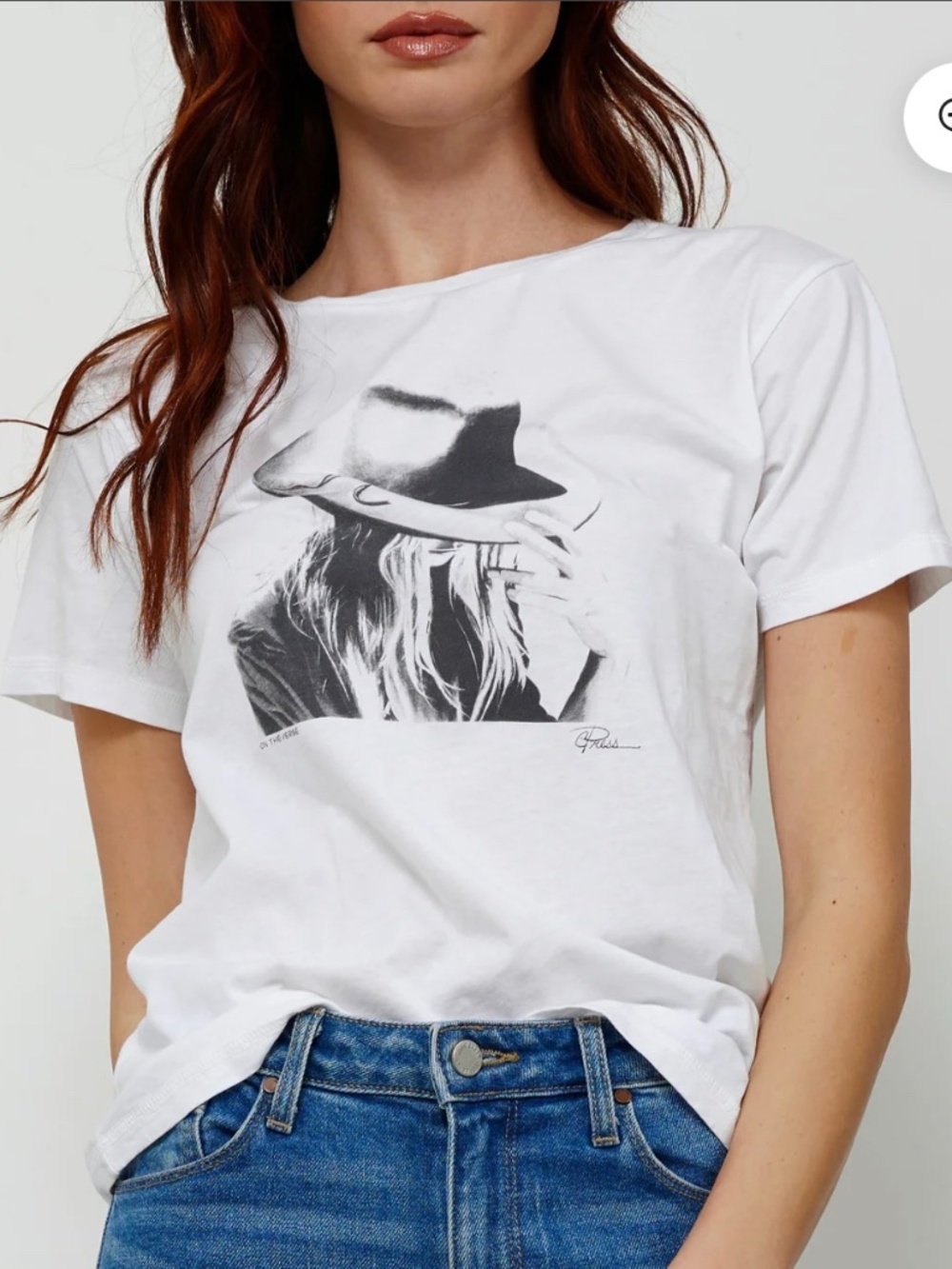 NWT CPRESS STUDIO On The Verge Mushie Tee -White Medium